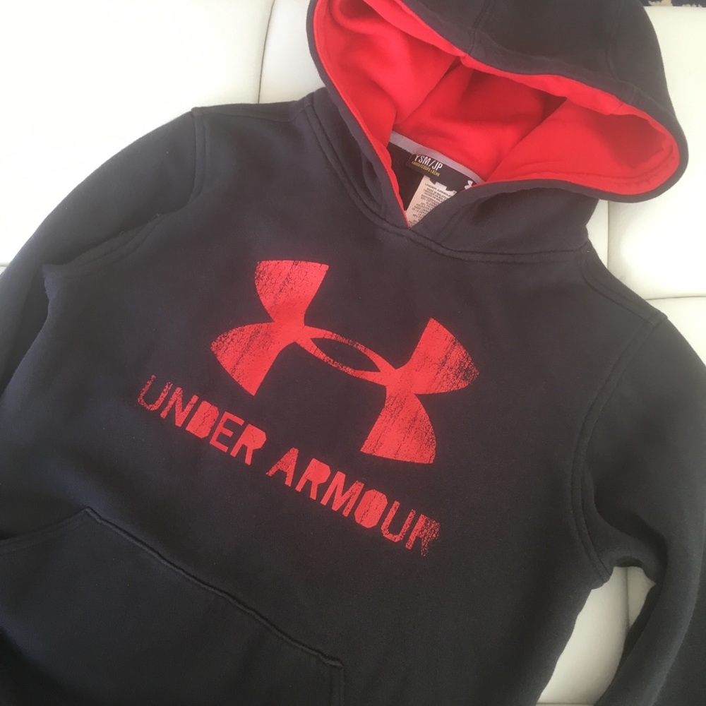 🎈Cool Distressed Under Armour Hoodie